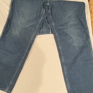 Carhartt Jeans Mens 40x30 Carpenter Denim Workwear Utility Warm